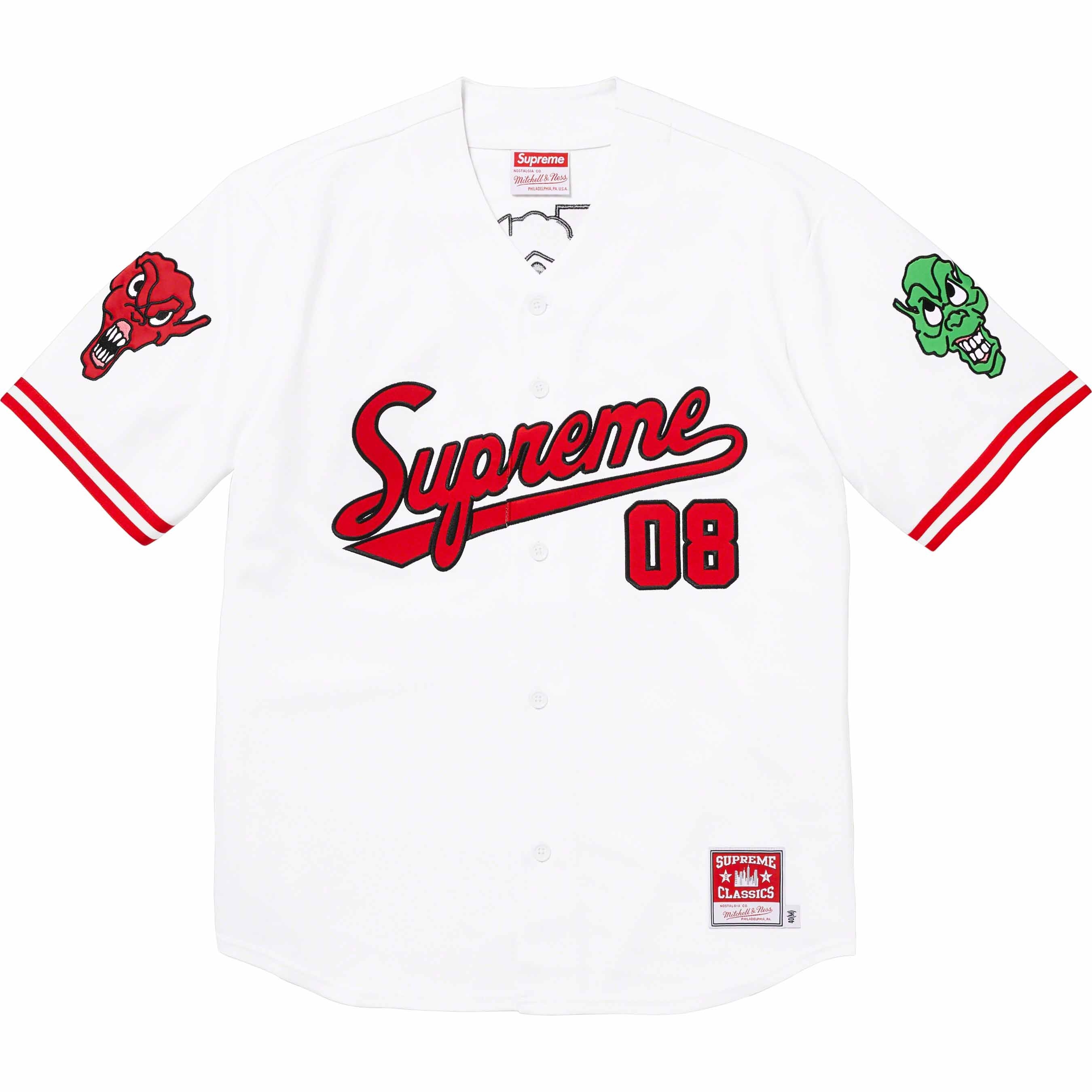 Supreme®/Mitchell & Ness® Downtown Hell Baseball Jersey view 3